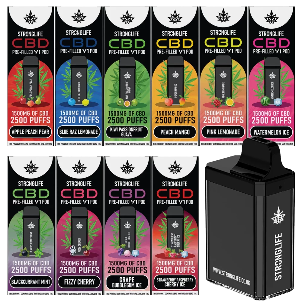 Stronglife-CBD-Vape-Pods-CBD-Pod-Vapes-CBD-Pod-Vape-Kit-10-Flavours
