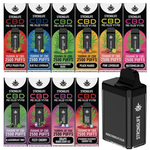 Stronglife-CBD-Vape-Pods-CBD-Pod-Vapes-CBD-Pod-Vape-Kit-10-Flavours