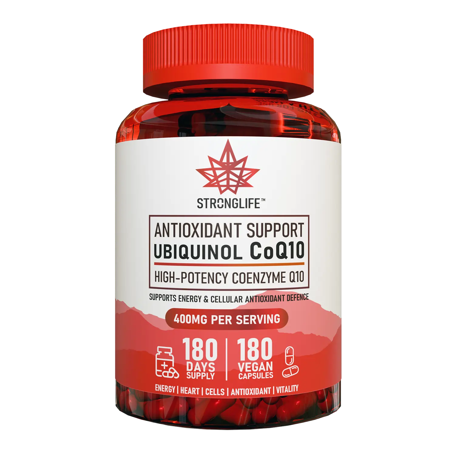 Buy CoQ10 Capsules Ubiquinol Coenzyme Q10 Antioxidant Support Stronglife