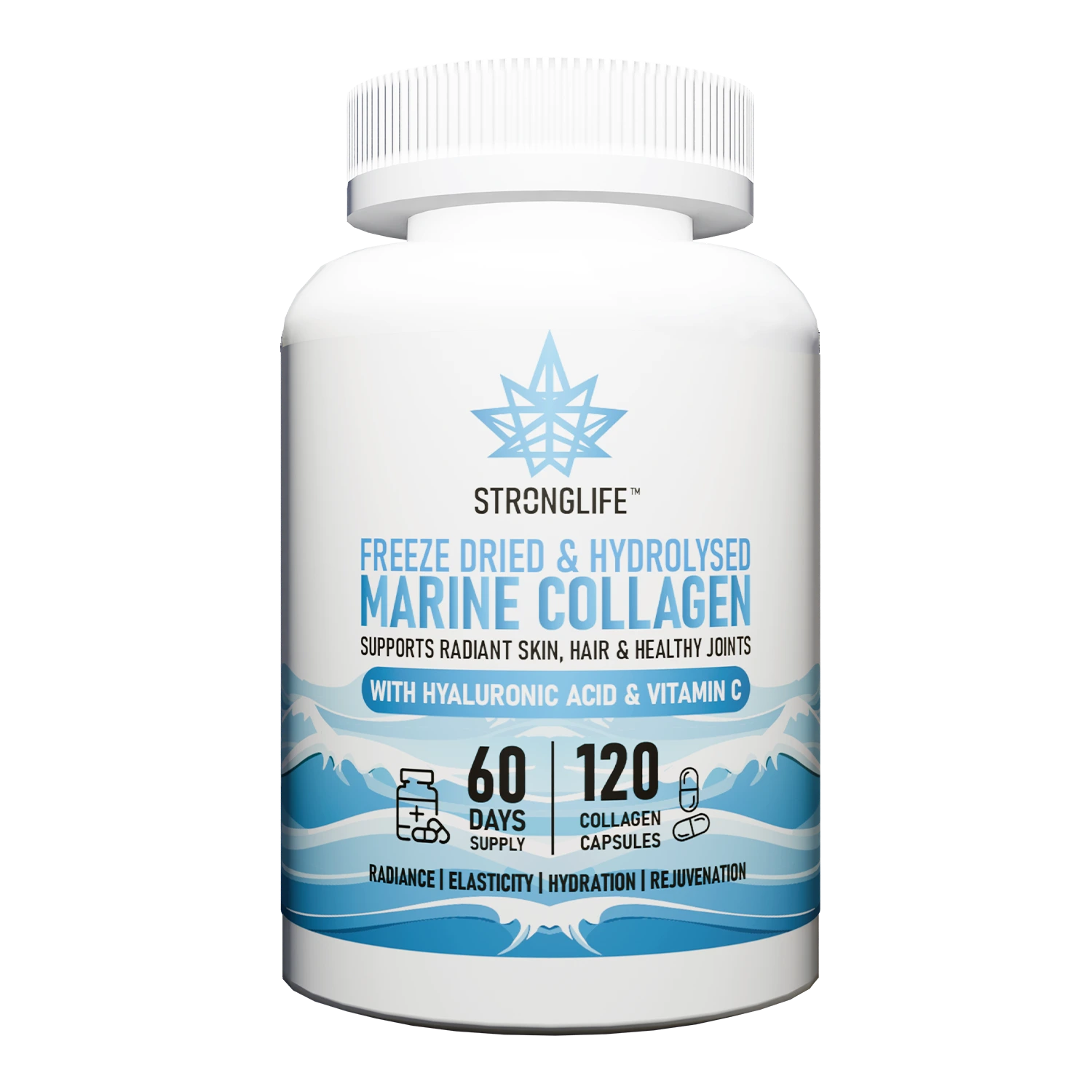 Buy Marine Collagen with Hyaluronic Acid Vitamin C Stronglife