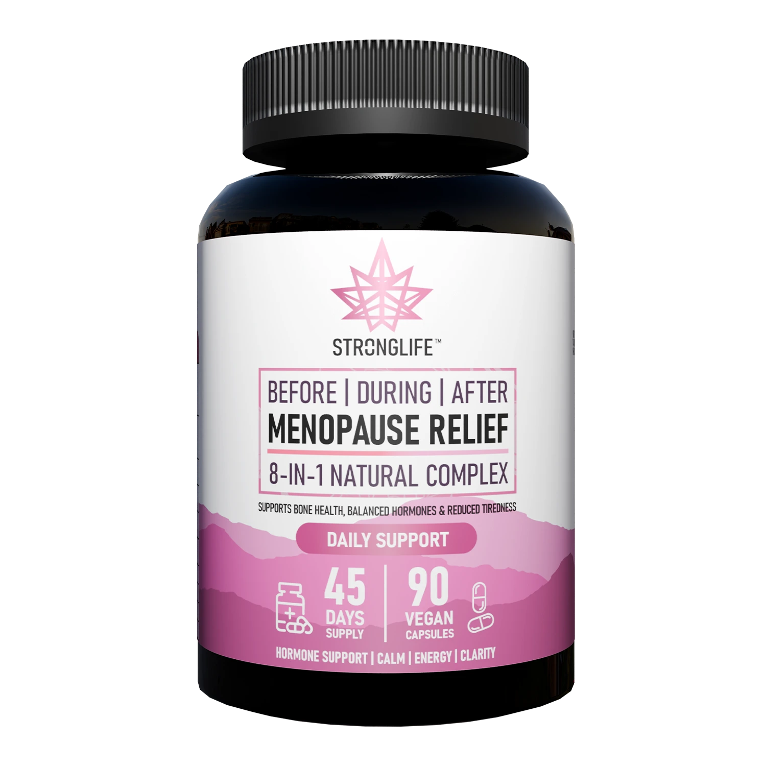 Buy Menopause Relief Capsules Menopause Capsules Daily Support 8-in-1 Natural Menopause Complex Stronglife