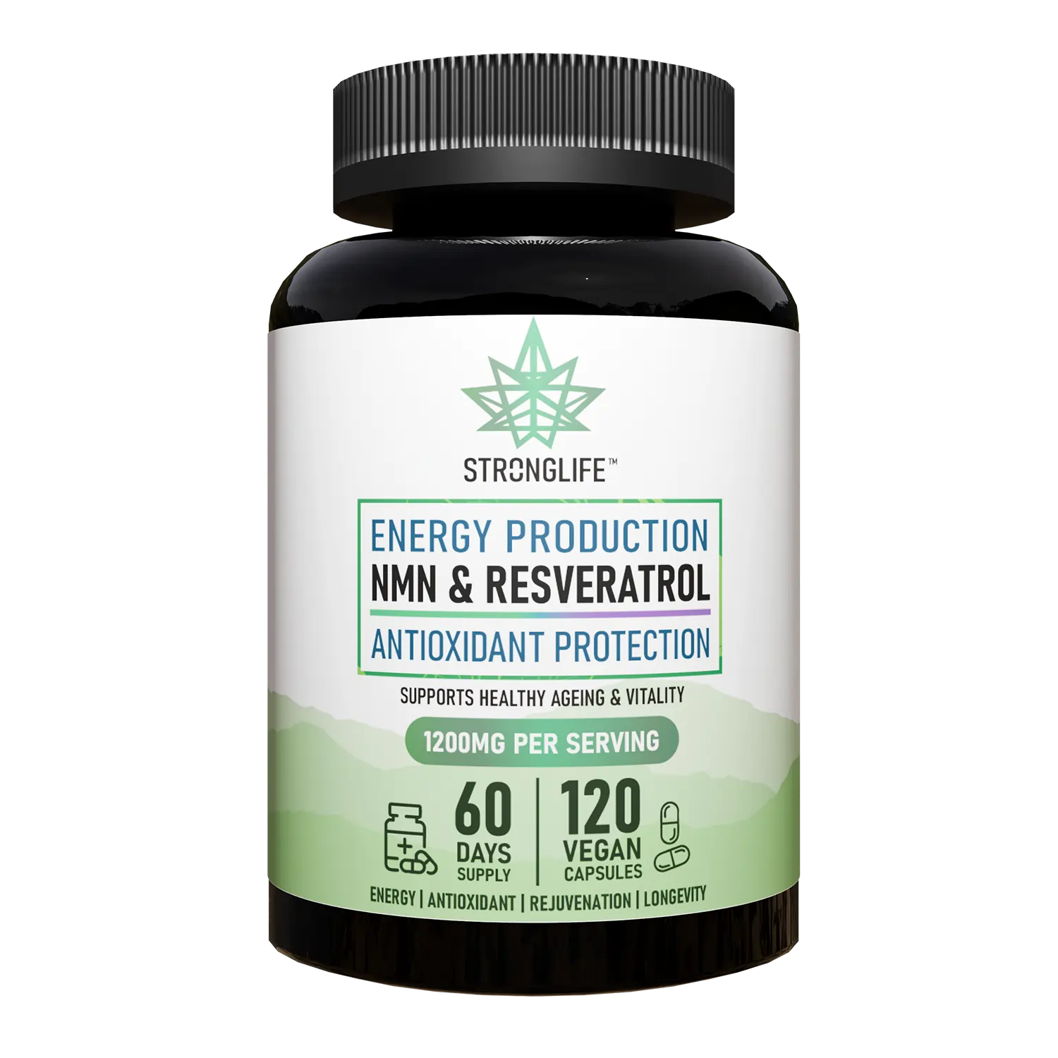 Buy NMN Resveratrol Capsules NMN Capsules Energy Production Antioxidant Protection Healthy Ageing Vitality Stronglife