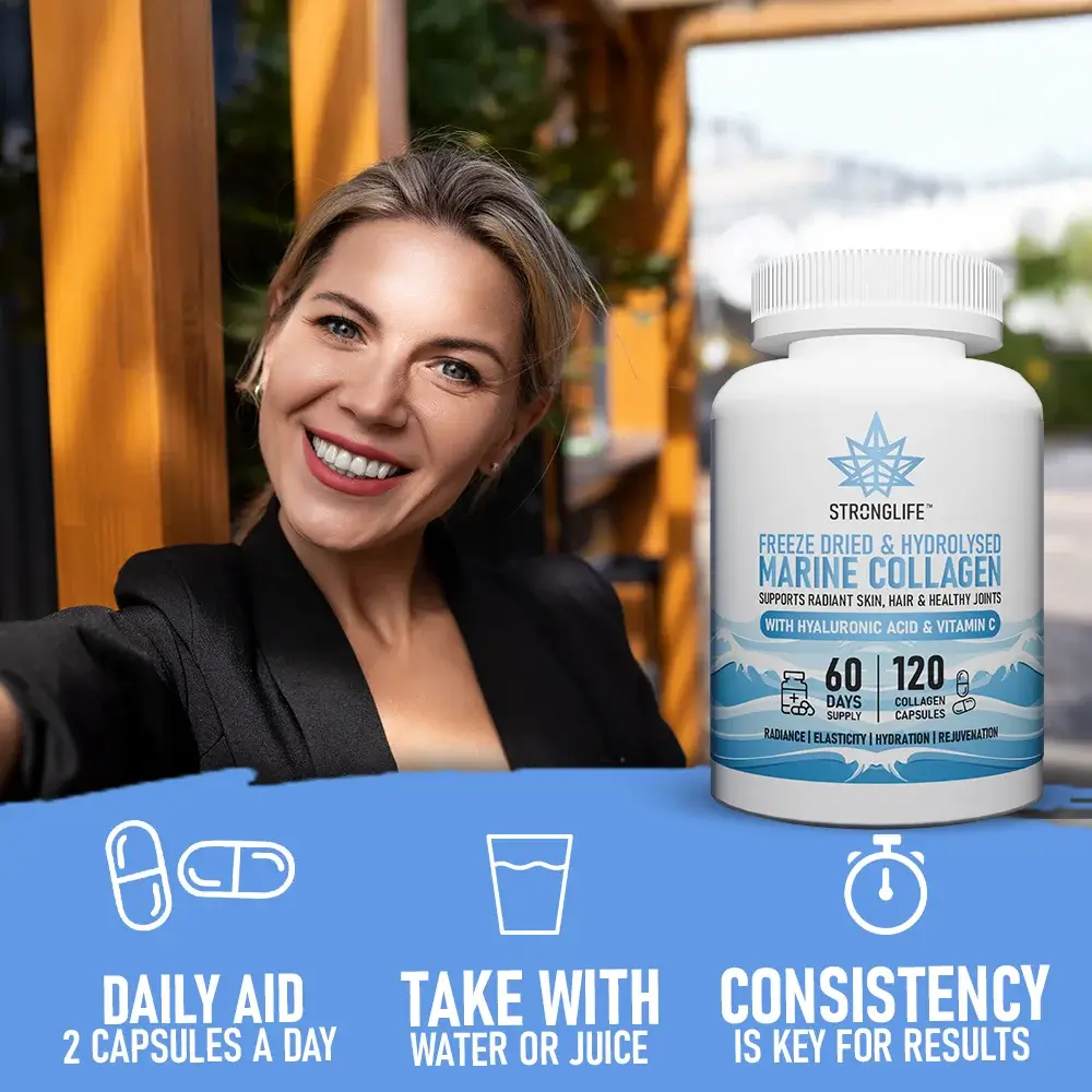 Stronglife Marine Collagen Capsules Supplement How To Use