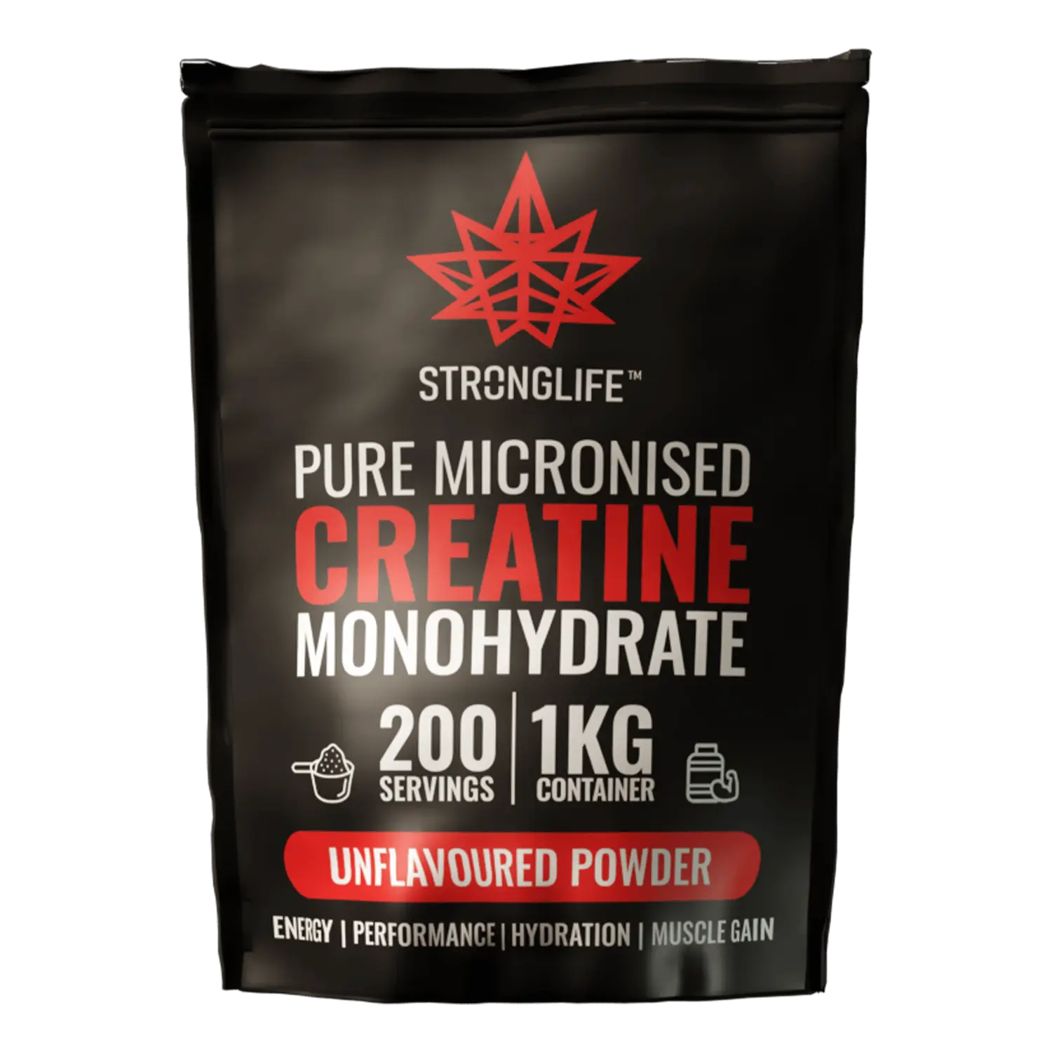Micronised Creatine Monohydrate Powder Stronglife 1KG Creatine Monohydrate 1kg